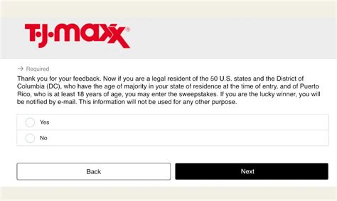 tjmaxxfeedback|TJX Rewards Feedback Form